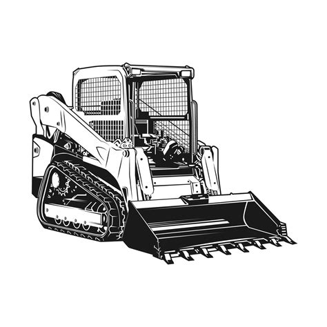 drawing of a skid steer|skid steer svg free.